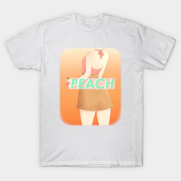 PEACH T-Shirt by oipster